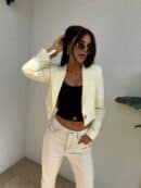 Marynarka SLIM - waniliowa