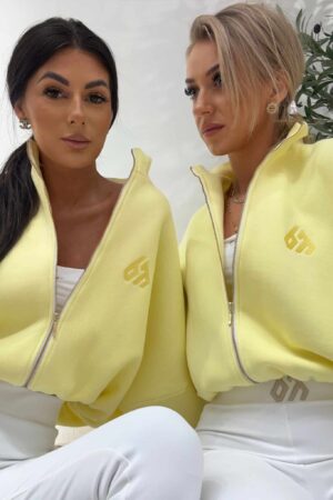 Bluza BESTIE - cytrynowa