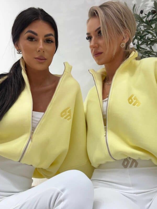 Bluza BESTIE - cytrynowa