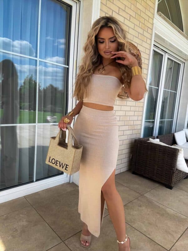 Komplet MEDUSA - jasny beż