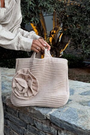 Torba FLOWER - mokka