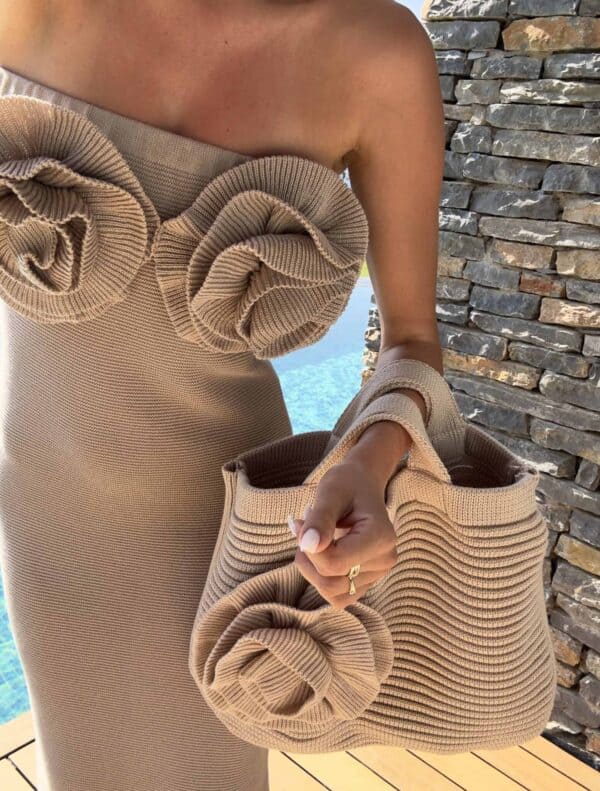 Torba FLOWER - mokka