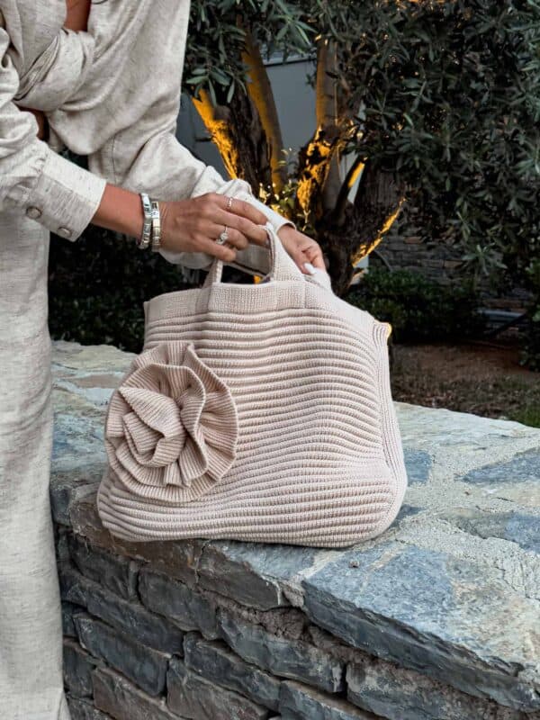 Torba FLOWER - mokka