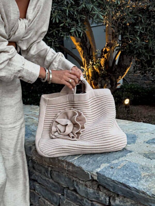 Torba FLOWER - mokka