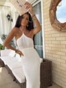 Sukienka GRETA - ecru