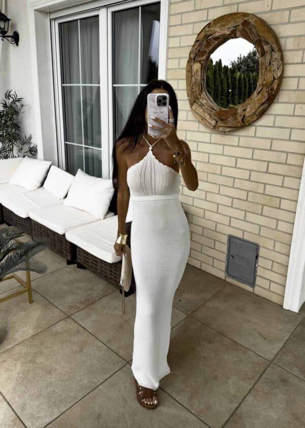 Sukienka GRETA - ecru