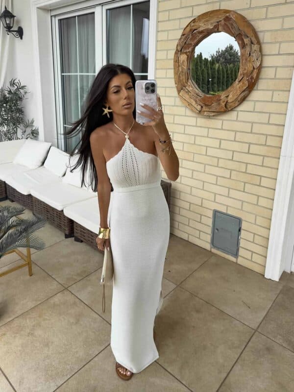 Sukienka GRETA - ecru