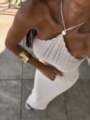 Sukienka GRETA - jasny beż