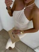 Sukienka GRETA - jasny beż