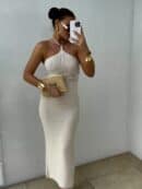 Sukienka GRETA - jasny beż