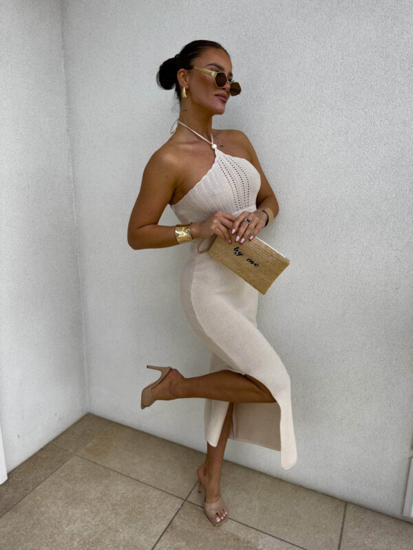 Sukienka GRETA - jasny beż