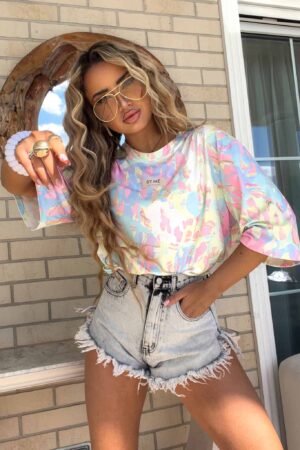 Bluzka MARMARIS print - palette