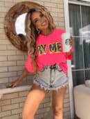 T-shirt BY ME jeans – neon