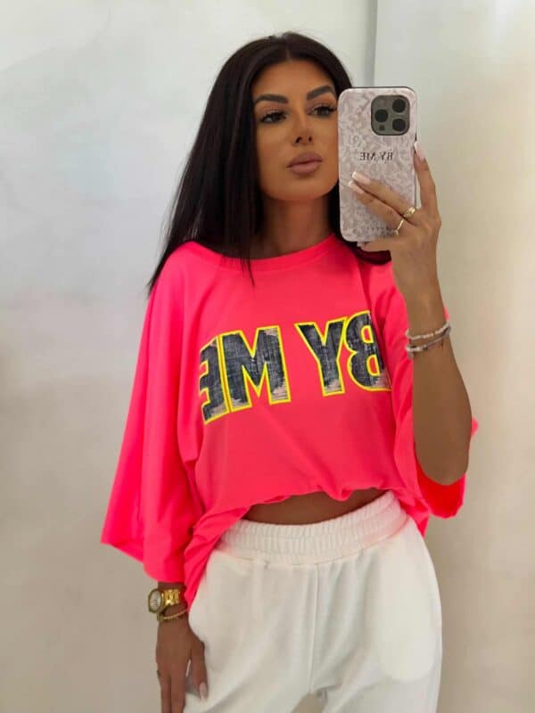 T-shirt BY ME jeans – neon