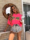 T-shirt BY ME jeans – neon