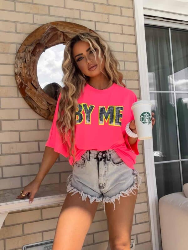 T-shirt BY ME jeans – neon