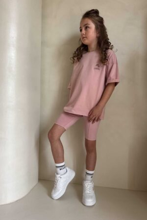 Komplet dziecięcy EDEN – pudrowy róż