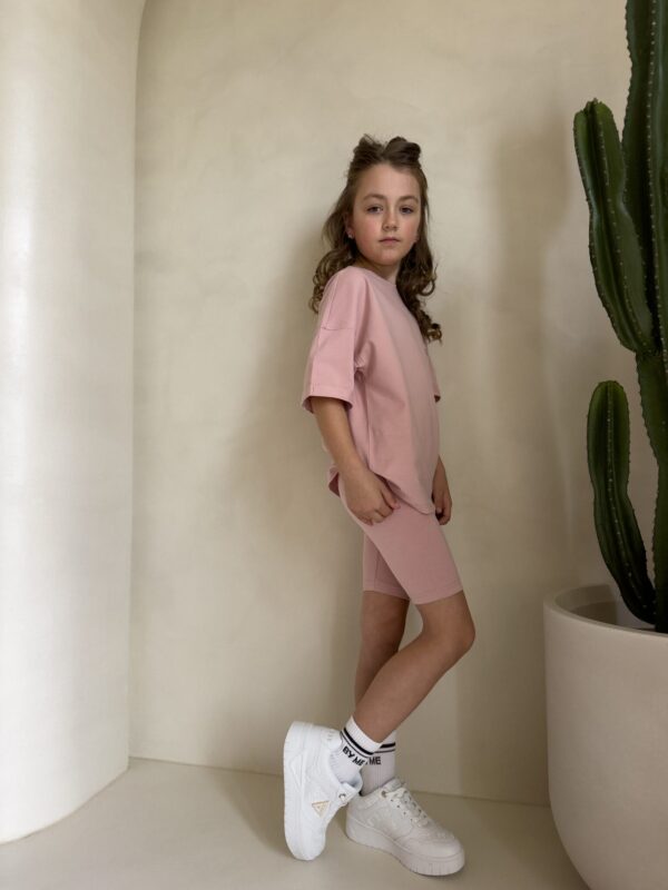 Komplet dziecięcy EDEN – pudrowy róż