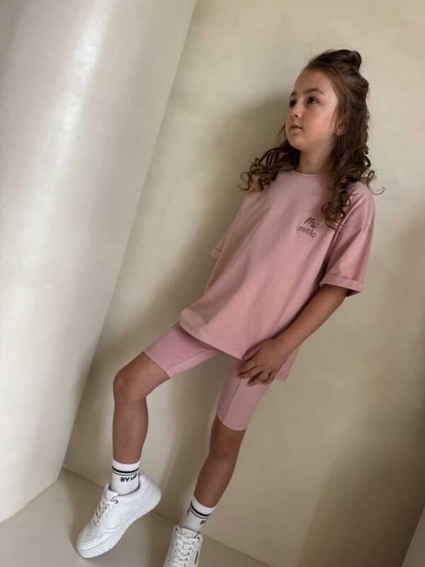 Komplet dziecięcy EDEN – pudrowy róż