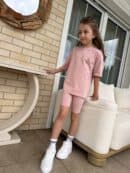 Komplet dziecięcy EDEN – pudrowy róż