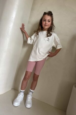 Komplet dziecięcy EDEN – ecru-różowy