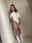 Komplet dziecięcy EDEN – ecru-różowy