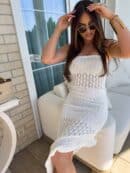 Sukienka LAGUNA - ecru