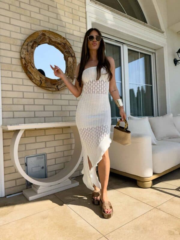 Sukienka LAGUNA - ecru