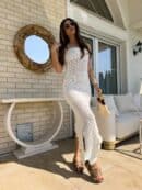 Sukienka LAGUNA - ecru