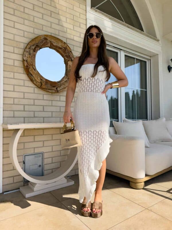 Sukienka LAGUNA - ecru