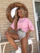 Bluzka MARMARIS print zebra - różowa