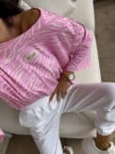 Bluzka MARMARIS print zebra - różowa