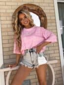 Bluzka MARMARIS print zebra - różowa