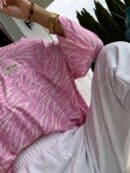 Bluzka MARMARIS print zebra - różowa