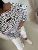 Bluzka MARMARIS print zebra - ecru