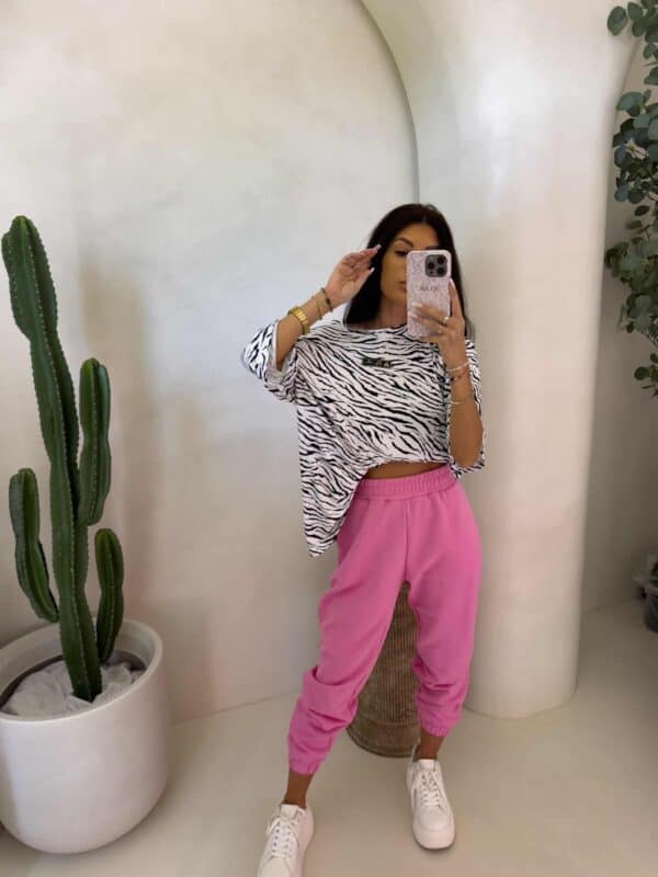 Bluzka MARMARIS print zebra - ecru