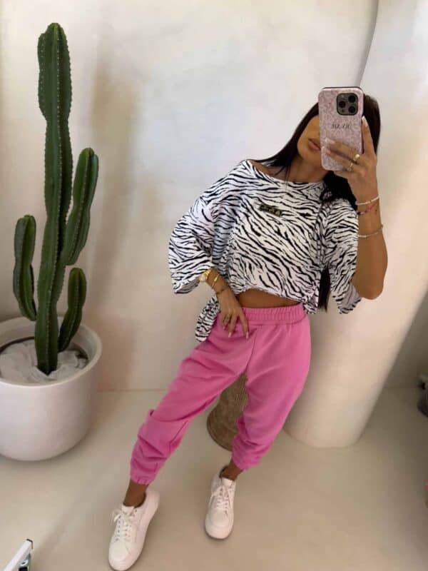 Bluzka MARMARIS print zebra - ecru