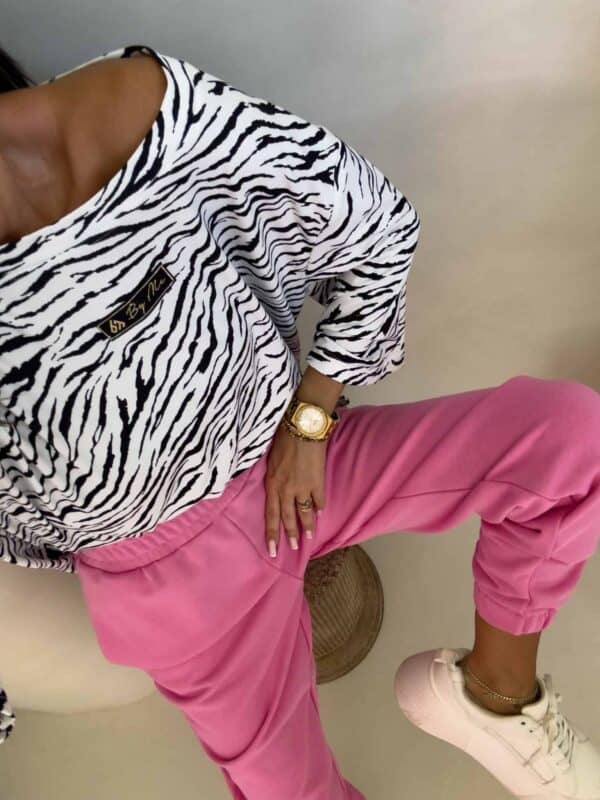 Bluzka MARMARIS print zebra - ecru