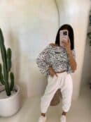 Bluzka MARMARIS print zebra - ecru