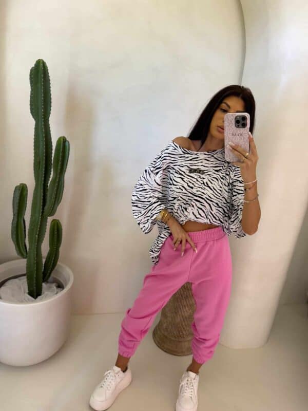 Bluzka MARMARIS print zebra - ecru