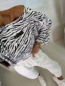 Bluzka MARMARIS print zebra - ecru