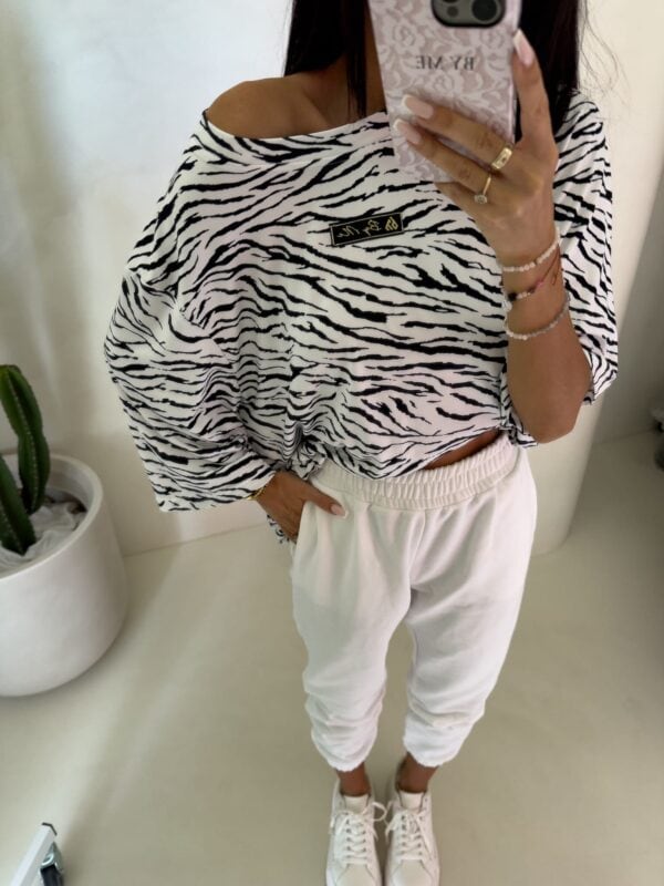 Bluzka MARMARIS print zebra - ecru