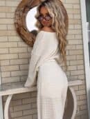 Komplet BARI – wanilia