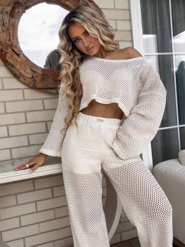 Komplet BARI AŻUR – jasny beż