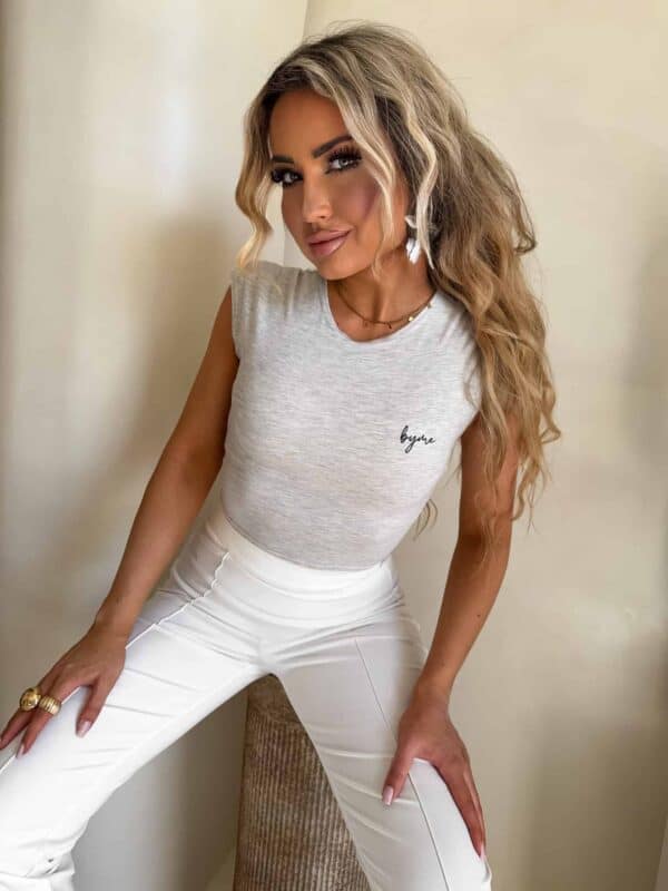 Bluzka LOVELY - szara