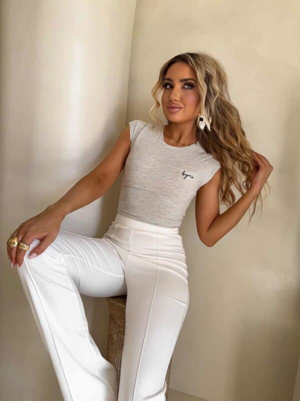 Bluzka LOVELY - szara