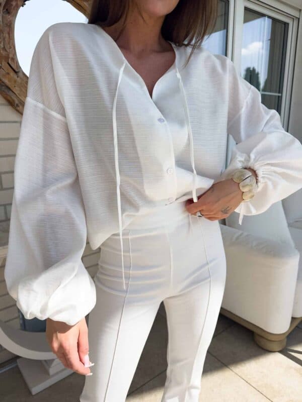 Bluzka BOHO – ecru