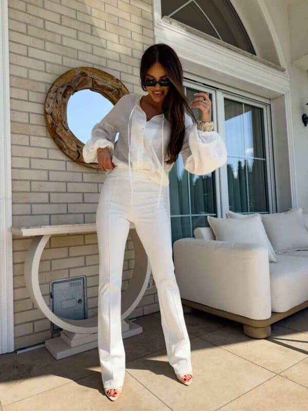 Bluzka BOHO – ecru