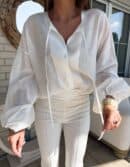 Bluzka BOHO – ecru