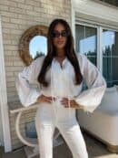 Bluzka BOHO – ecru